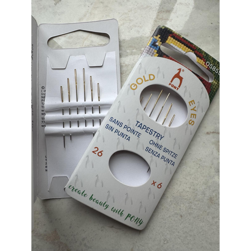 Гобеленові голки Pony Gold Eyes №26 (6 шт.)
