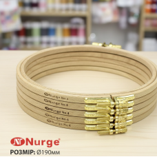 П'яльця дерев'яні Nurge №3 (190 мм)