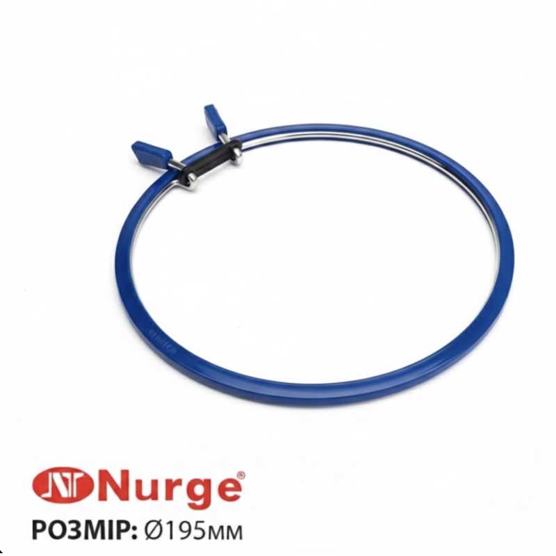 П'яльця металеві Nurge №1 (195 мм) — Сині