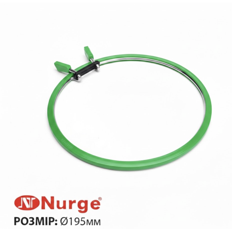 П'яльця металеві Nurge №1 (195 мм) — Зелені
