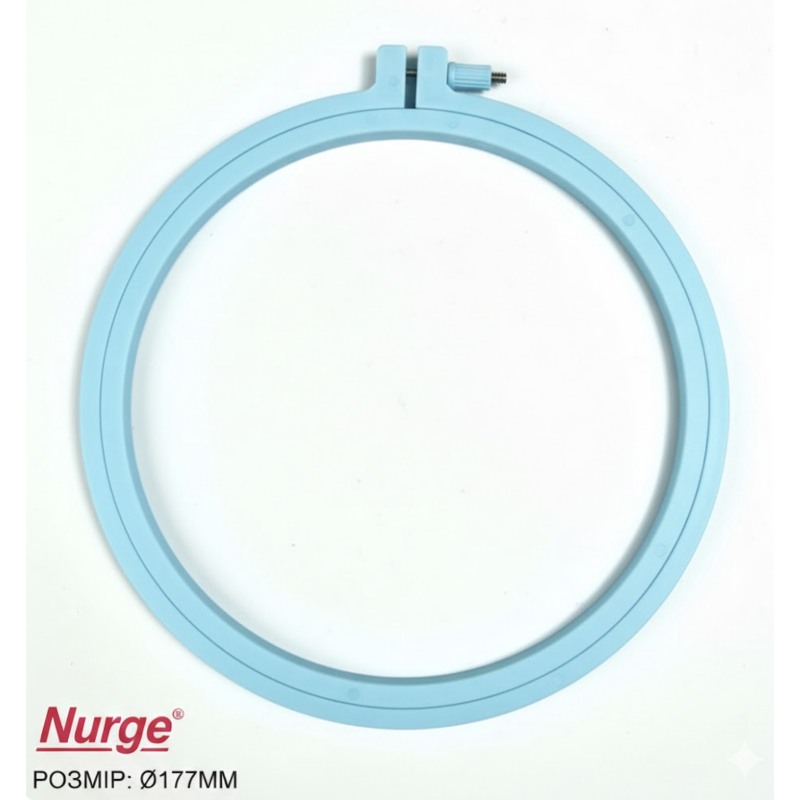 П'яльця пластикові Nurge №1 (177 мм) — Блакитні