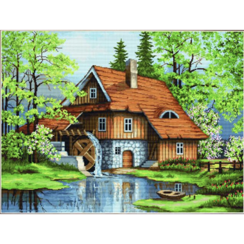 Luca-S Набір для вишивки «Весняний пейзаж»