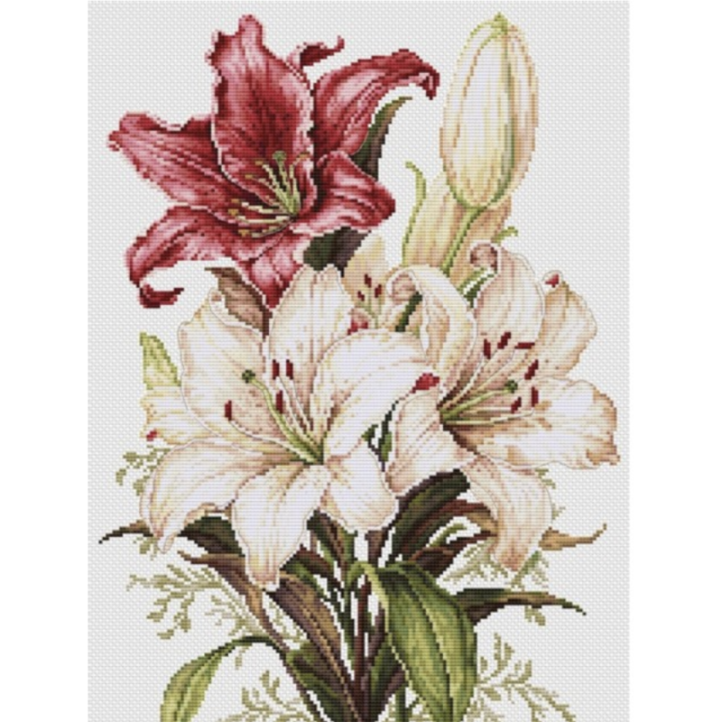 	Luca-S Набір для вишивки «Аромат лілій»