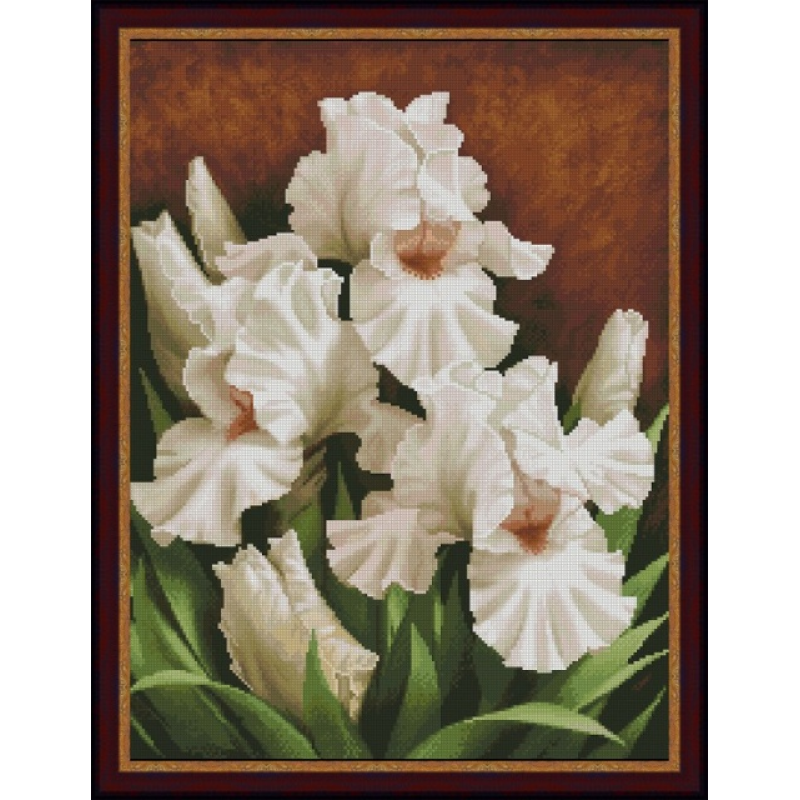 ТМ Фантазія набір для вишивання - Білі іриси