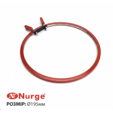 П'яльця металеві Nurge №1 (195 мм) — Червоні