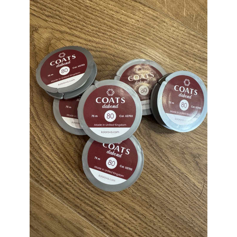 Нитки для бісеру Coats Dabond 80